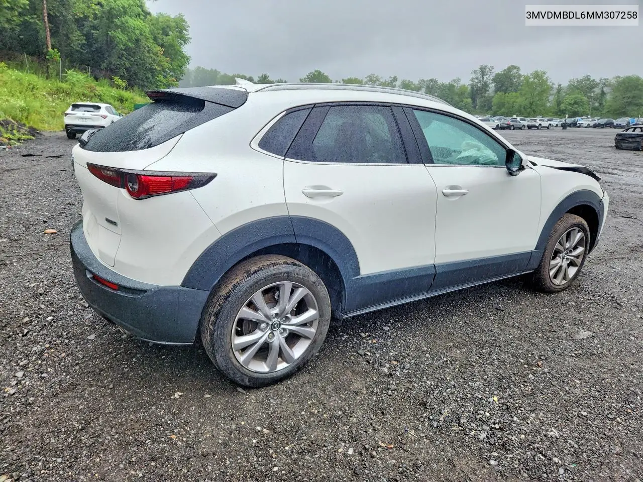 2021 Mazda Cx-30 Premium VIN: 3MVDMBDL6MM307258 Lot: 60320416
