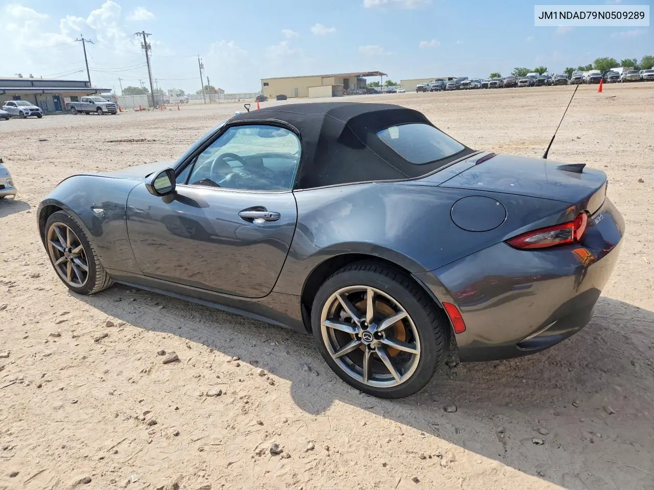 2022 Mazda Mx-5 Miata Grand Touring VIN: JM1NDAD79N0509289 Lot: 55940086