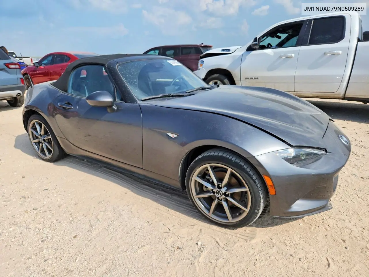 2022 Mazda Mx-5 Miata Grand Touring VIN: JM1NDAD79N0509289 Lot: 55940086