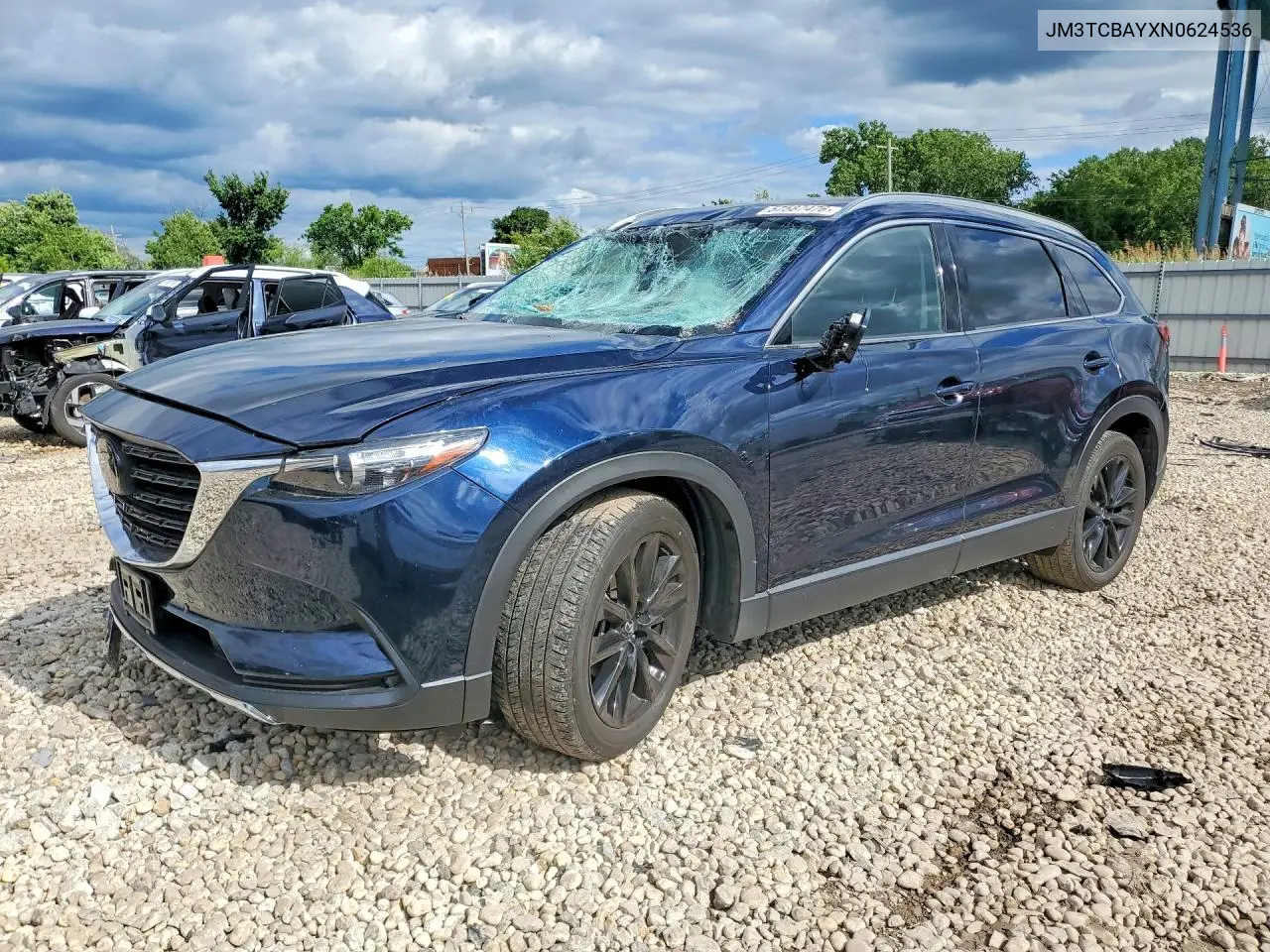 2022 Mazda Cx-9 Touring Plus VIN: JM3TCBAYXN0624536 Lot: 57587476