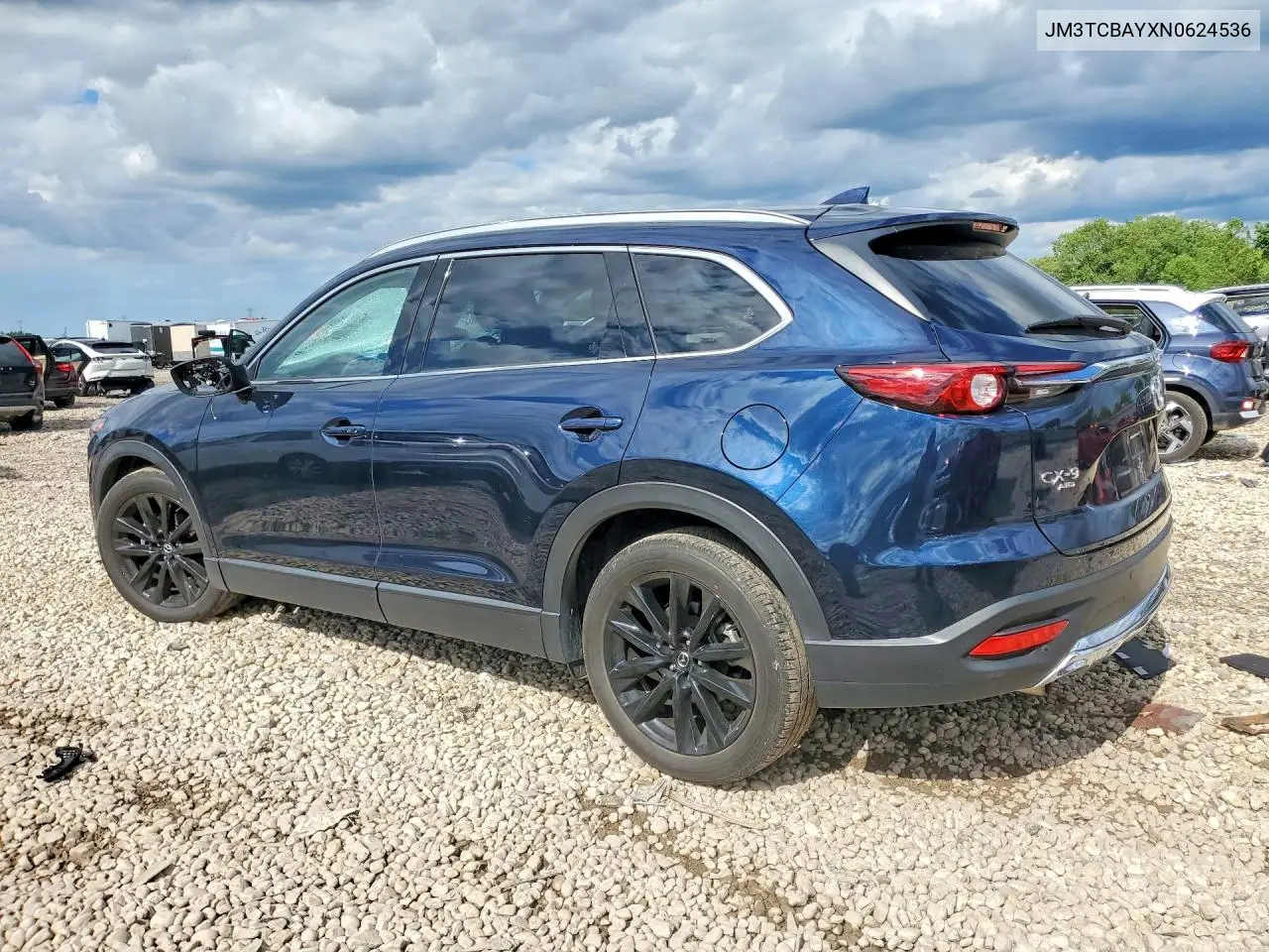 2022 Mazda Cx-9 Touring Plus VIN: JM3TCBAYXN0624536 Lot: 57587476