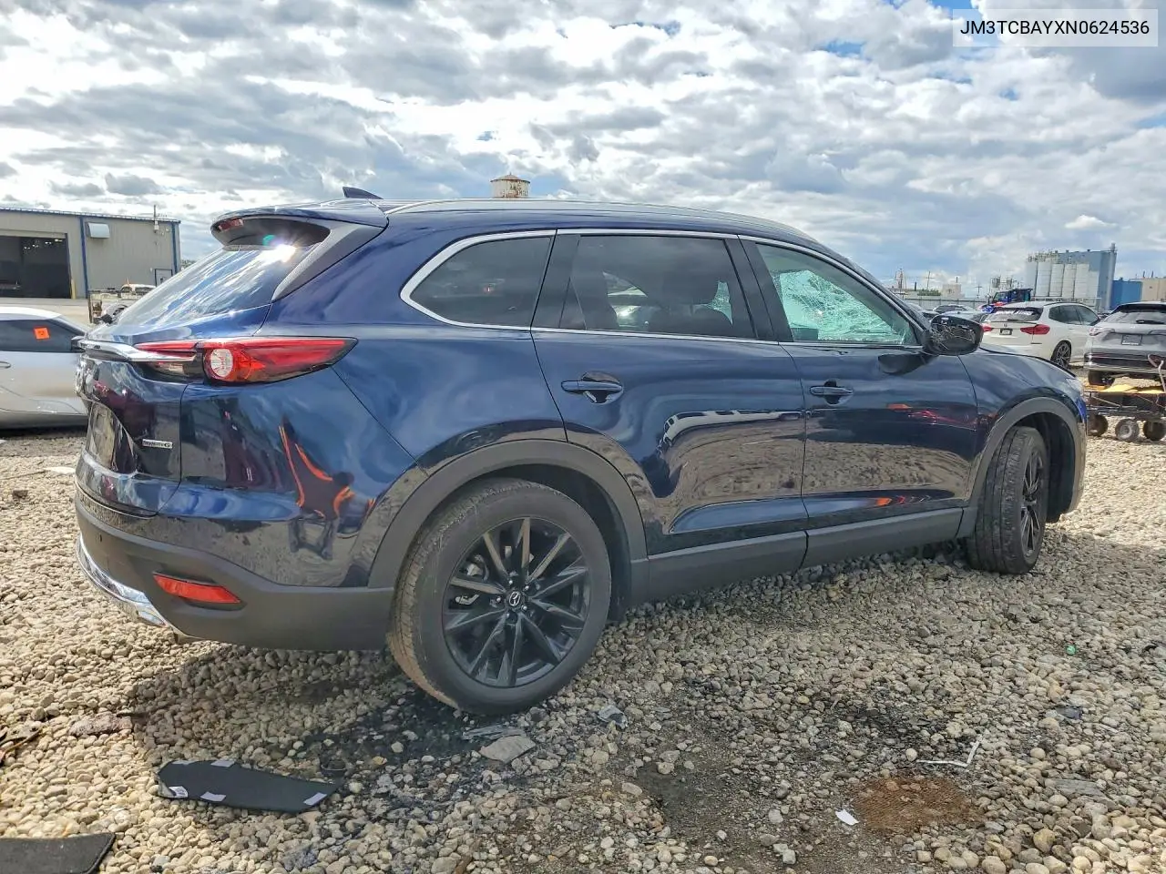 2022 Mazda Cx-9 Touring Plus VIN: JM3TCBAYXN0624536 Lot: 57587476