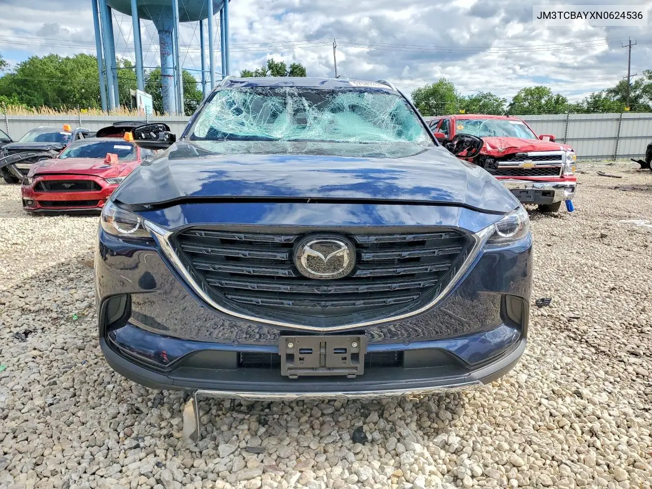 2022 Mazda Cx-9 Touring Plus VIN: JM3TCBAYXN0624536 Lot: 57587476