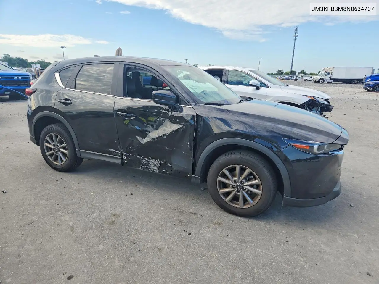 2022 Mazda Cx-5 Select VIN: JM3KFBBM8N0634707 Lot: 58565886
