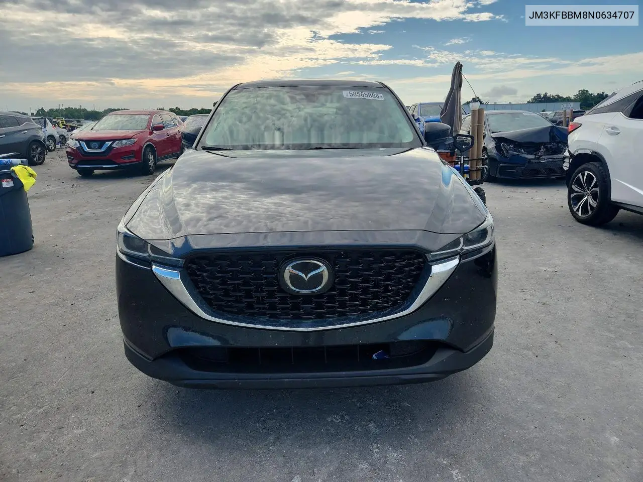 2022 Mazda Cx-5 Select VIN: JM3KFBBM8N0634707 Lot: 58565886