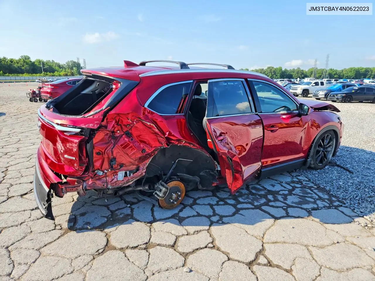 2022 Mazda Cx-9 Touring Plus VIN: JM3TCBAY4N0622023 Lot: 59779766