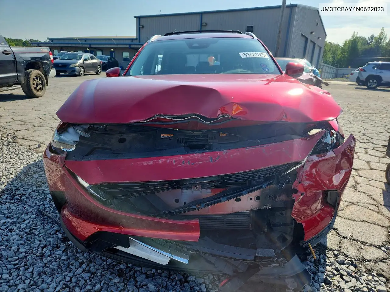 2022 Mazda Cx-9 Touring Plus VIN: JM3TCBAY4N0622023 Lot: 59779766