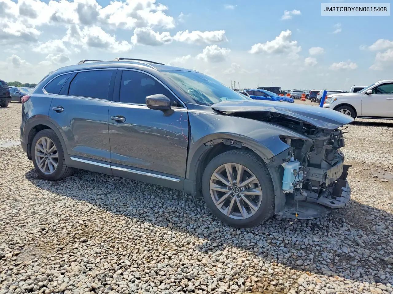 2022 Mazda Cx-9 Grand Touring VIN: JM3TCBDY6N0615408 Lot: 59882146