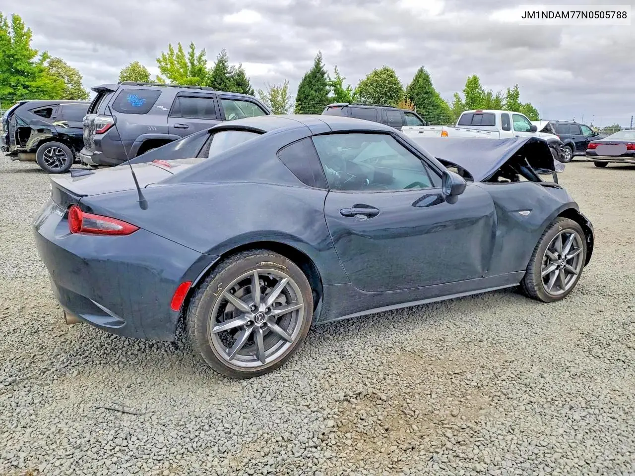 2022 Mazda Mx-5 Miata Grand Touring VIN: JM1NDAM77N0505788 Lot: 60717646
