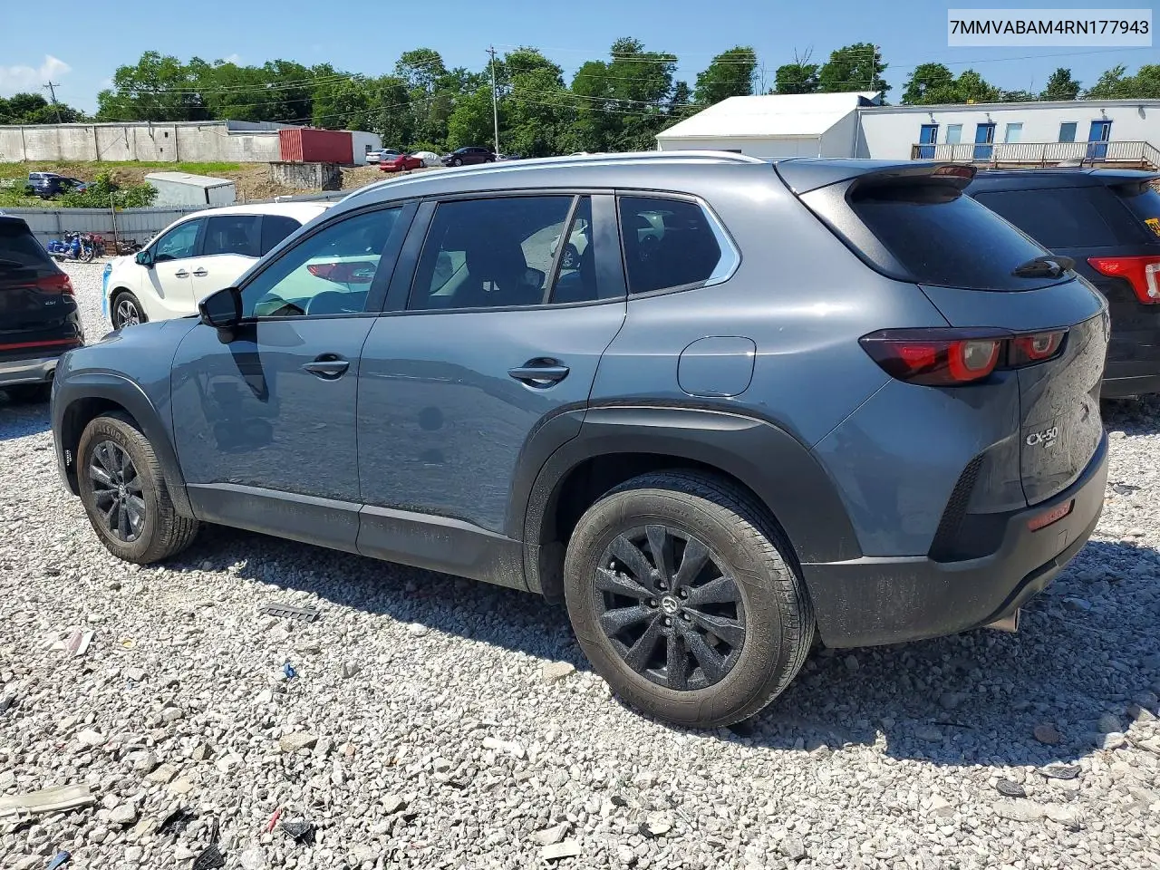 2024 Mazda Cx-50 Select VIN: 7MMVABAM4RN177943 Lot: 57417896