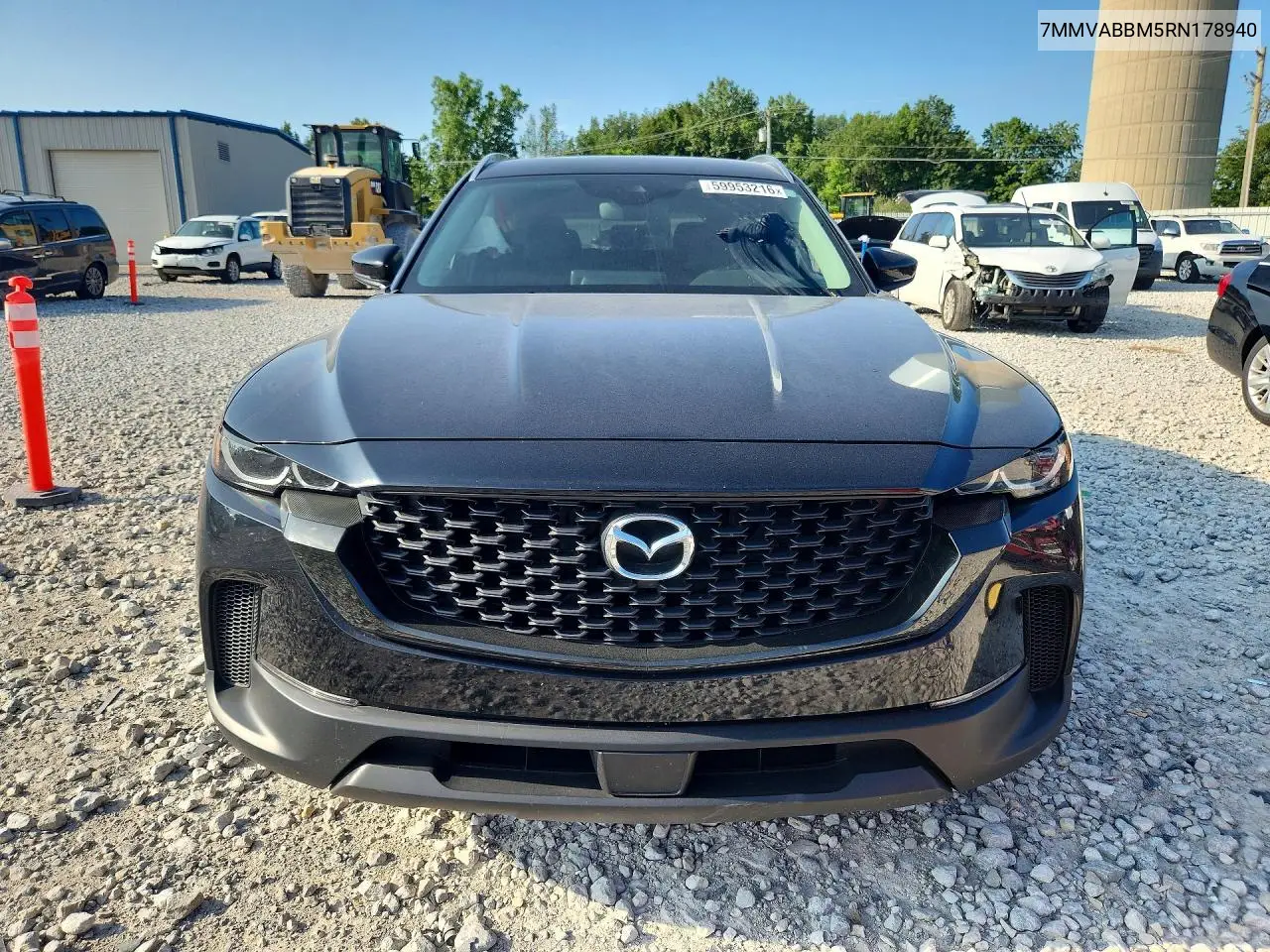2024 Mazda Cx-50 Preferred VIN: 7MMVABBM5RN178940 Lot: 59953216