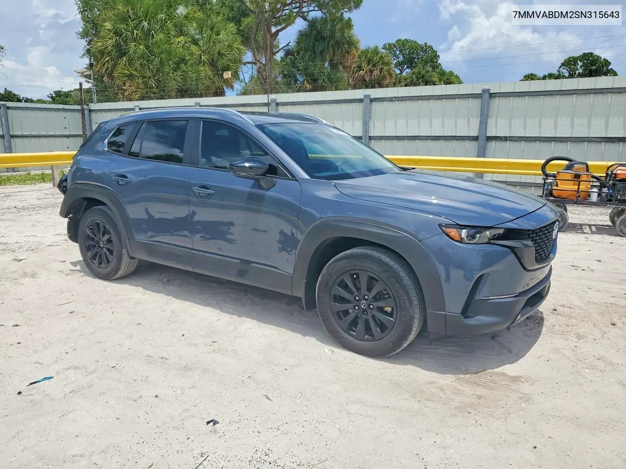 2025 Mazda Cx-50 Premium VIN: 7MMVABDM2SN315643 Lot: 59689786