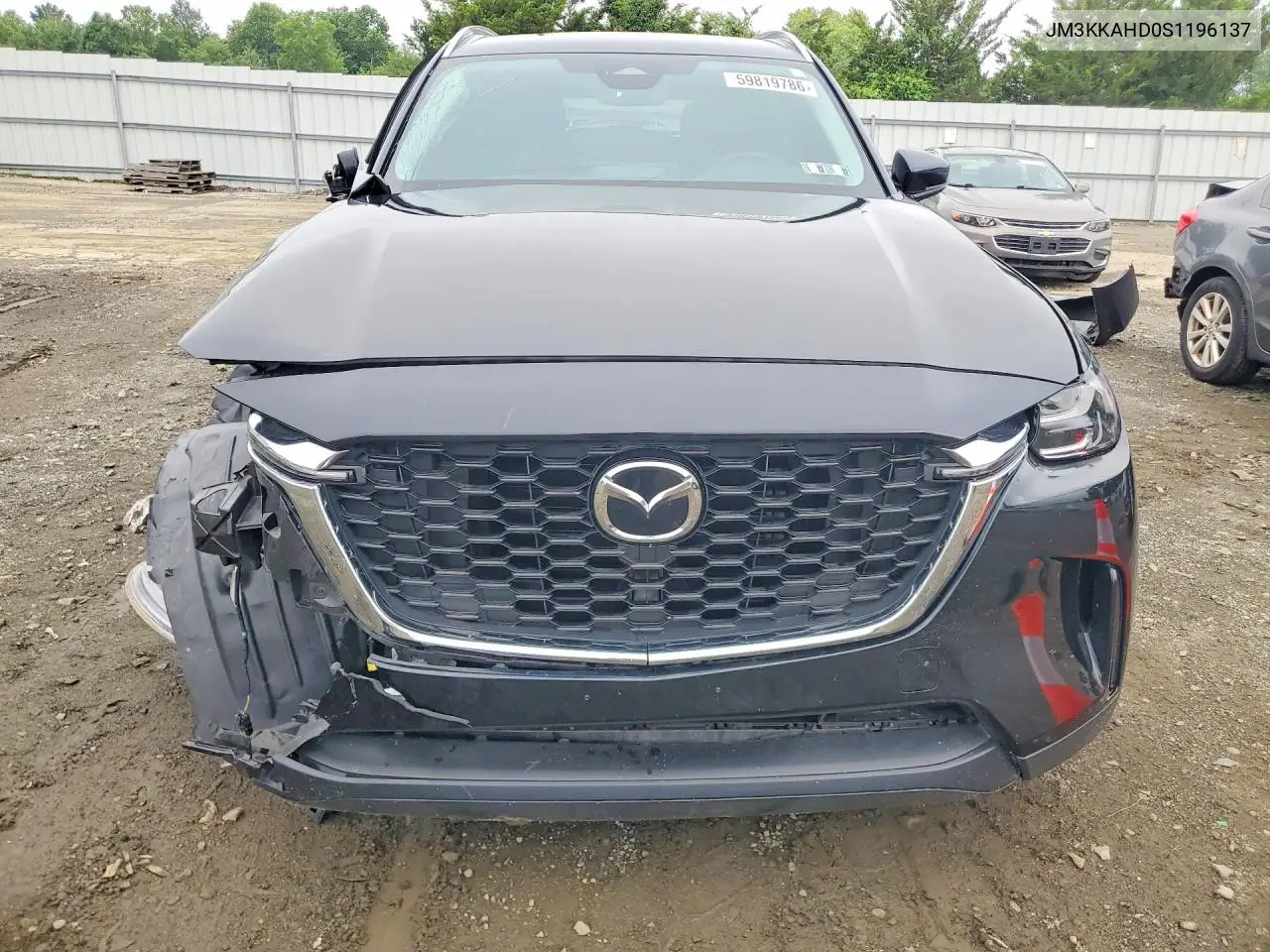 2025 Mazda Cx-90 Select VIN: JM3KKAHD0S1196137 Lot: 59819786