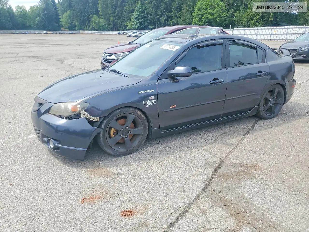 2005 Mazda 3 S VIN: JM1BK323451271124 Lot: 56179126