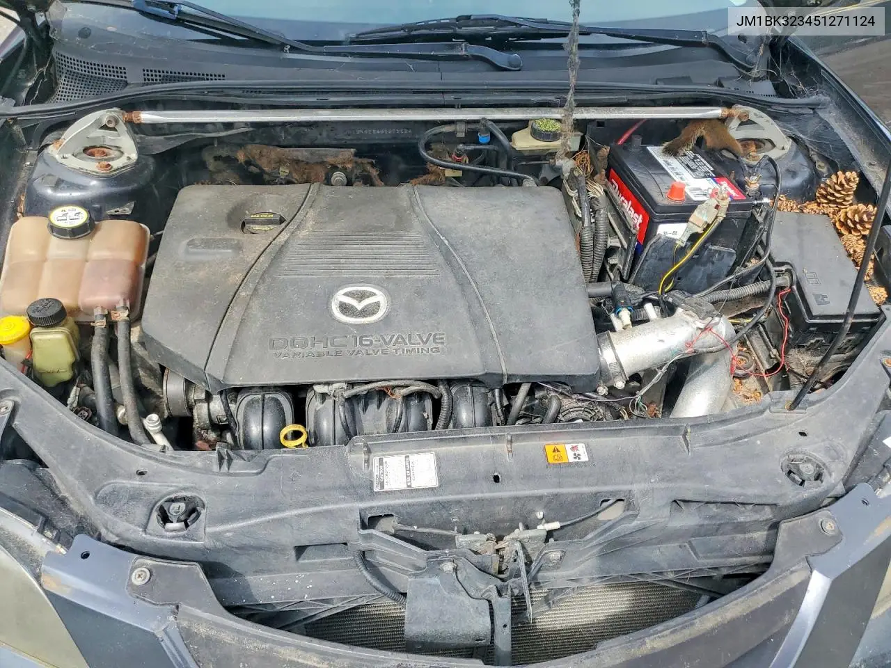 2005 Mazda 3 S VIN: JM1BK323451271124 Lot: 56179126
