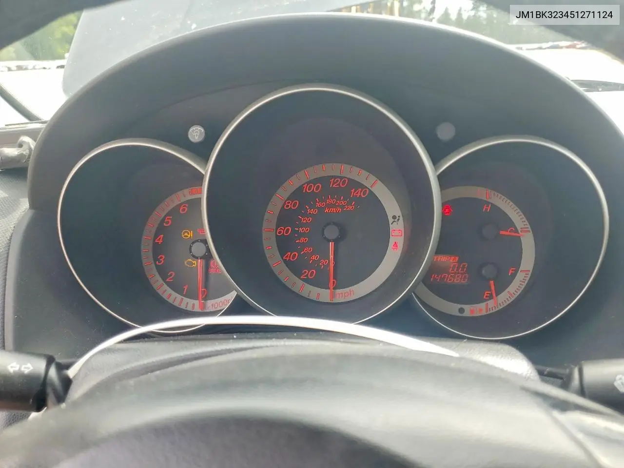 2005 Mazda 3 S VIN: JM1BK323451271124 Lot: 56179126