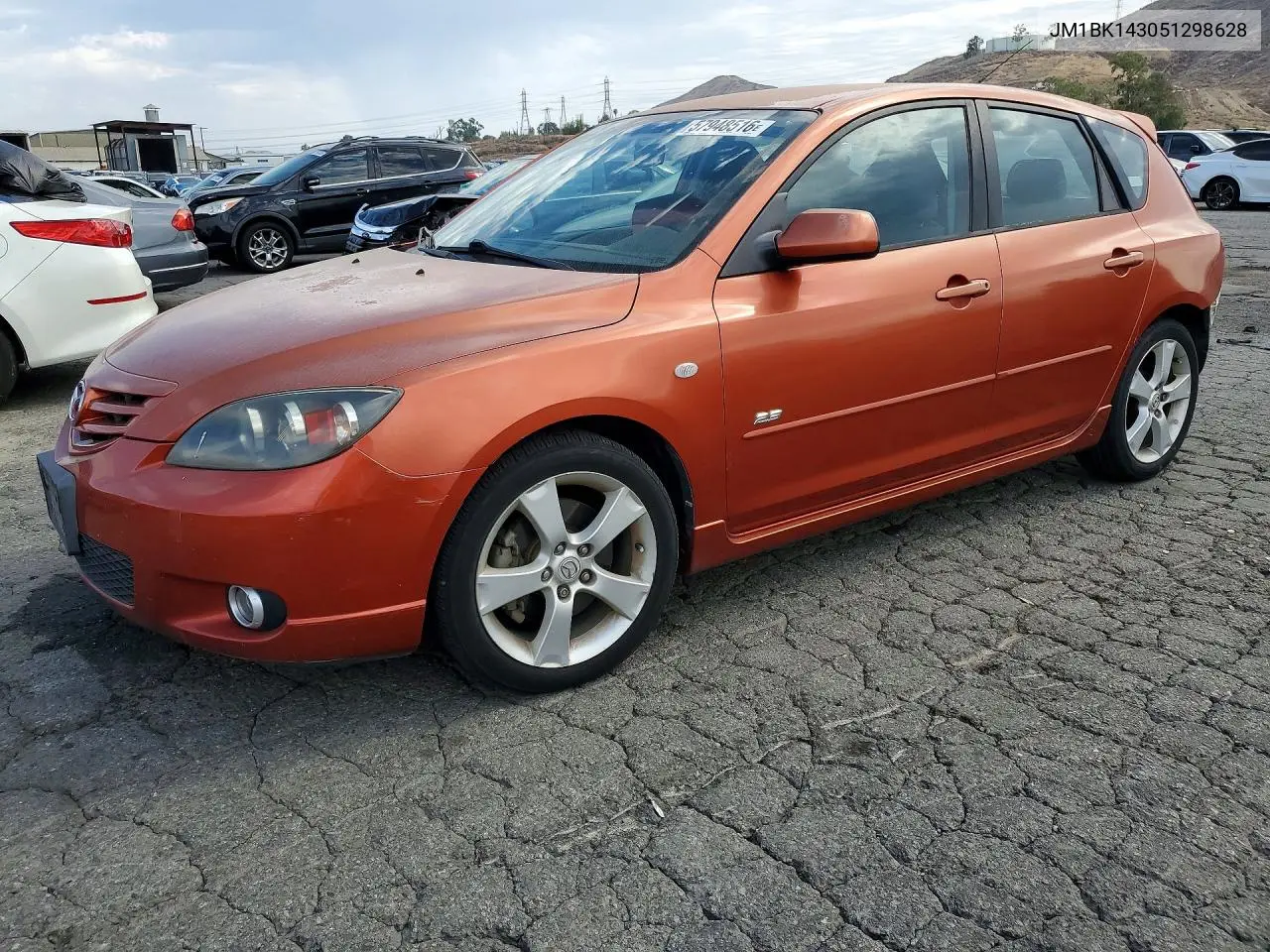 2005 Mazda 3 Hatchback VIN: JM1BK143051298628 Lot: 57948516