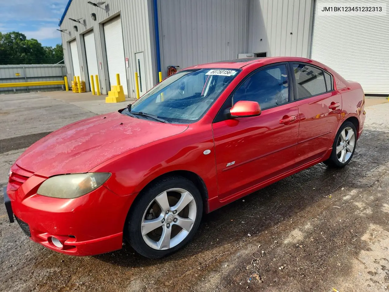 2005 Mazda 3 S VIN: JM1BK123451232313 Lot: 60750156