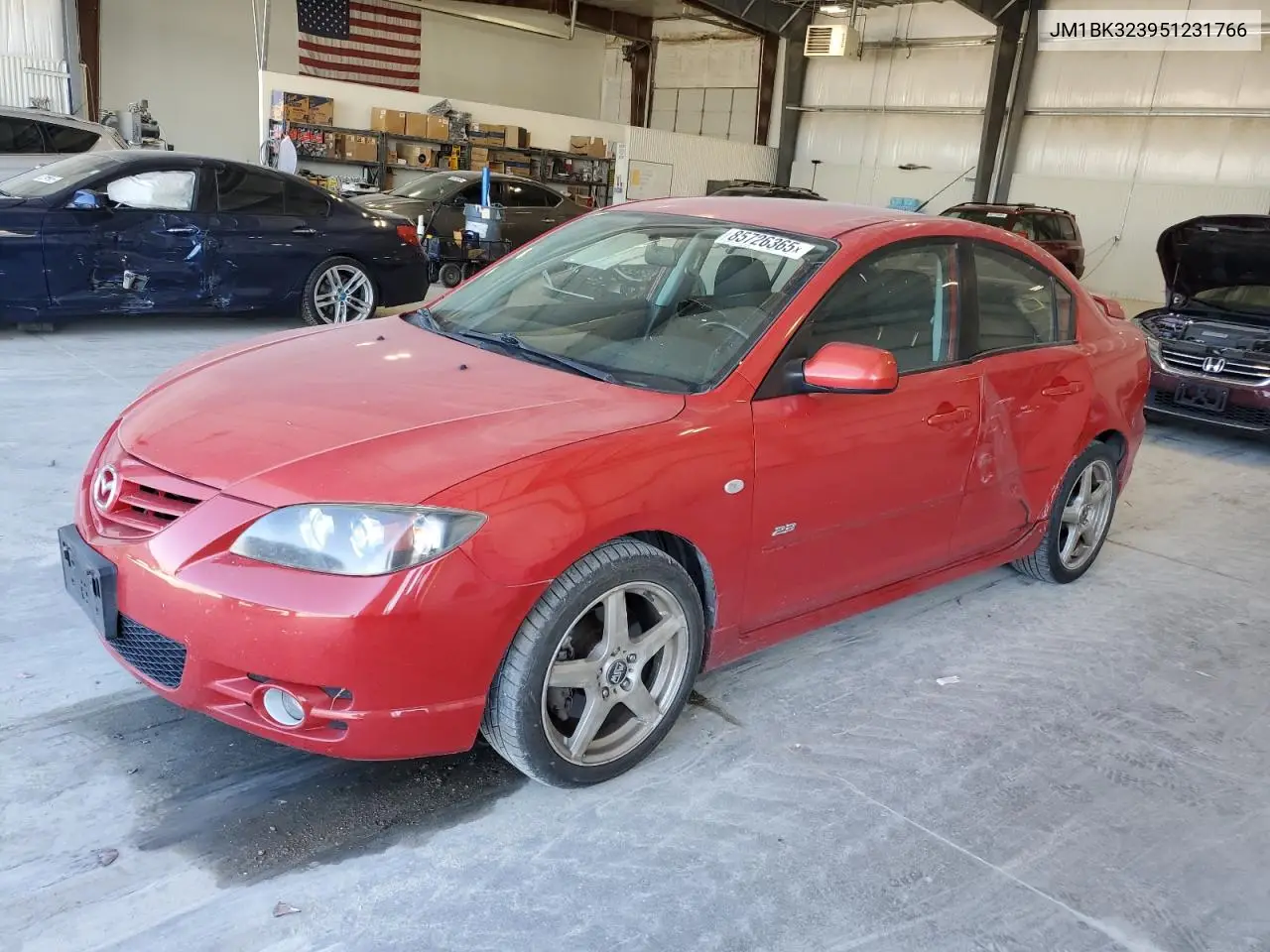 JM1BK323951231766 2005 Mazda 3 S