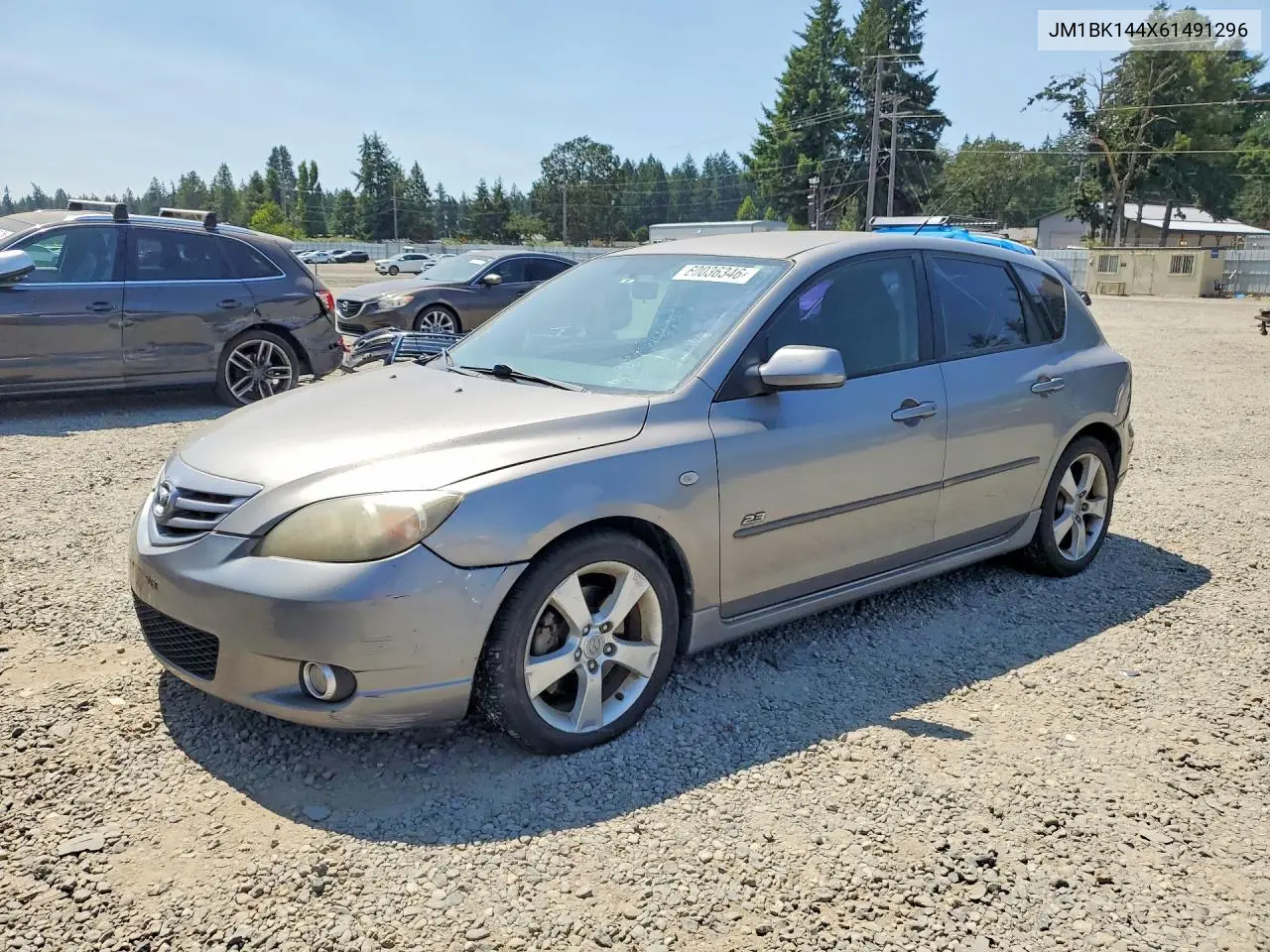 2006 Mazda 3 Hatchback VIN: JM1BK144X61491296 Lot: 60036346