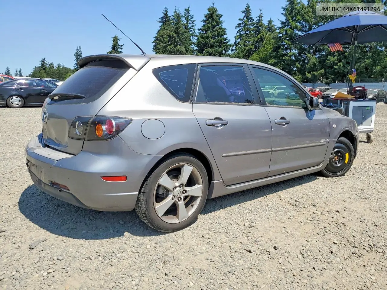2006 Mazda 3 Hatchback VIN: JM1BK144X61491296 Lot: 60036346