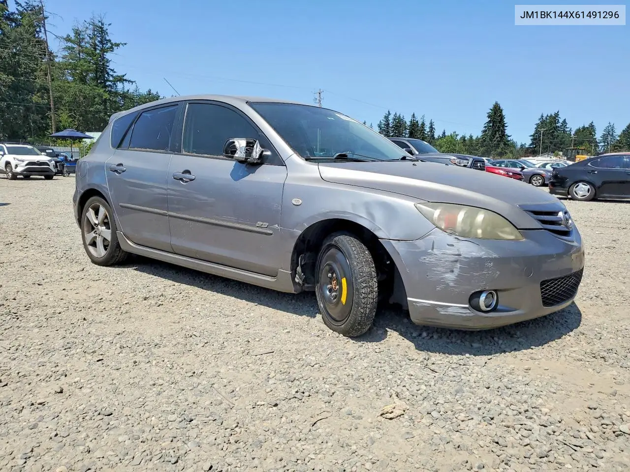 2006 Mazda 3 Hatchback VIN: JM1BK144X61491296 Lot: 60036346