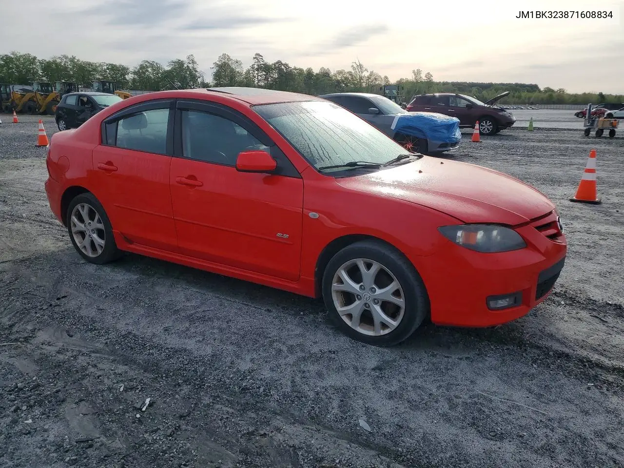 2007 Mazda 3 S VIN: JM1BK323871608834 Lot: 48945006