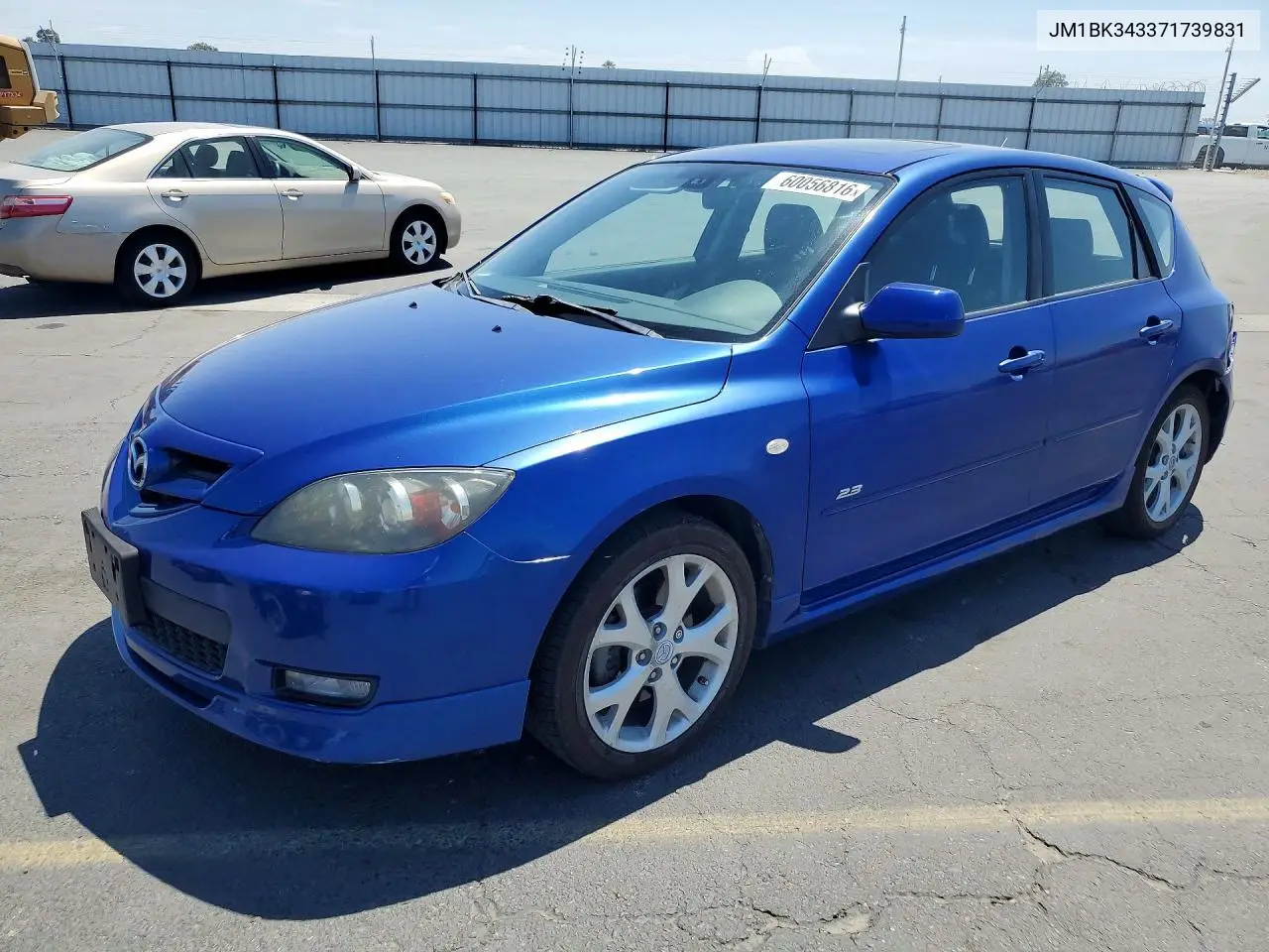 2007 Mazda 3 Hatchback VIN: JM1BK343371739831 Lot: 60056816