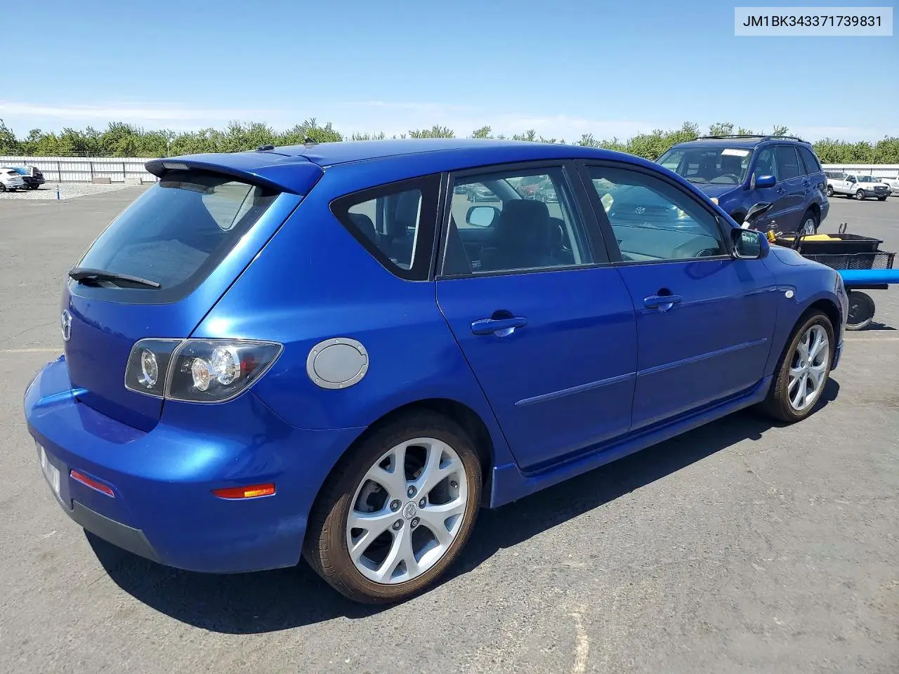 2007 Mazda 3 Hatchback VIN: JM1BK343371739831 Lot: 60056816