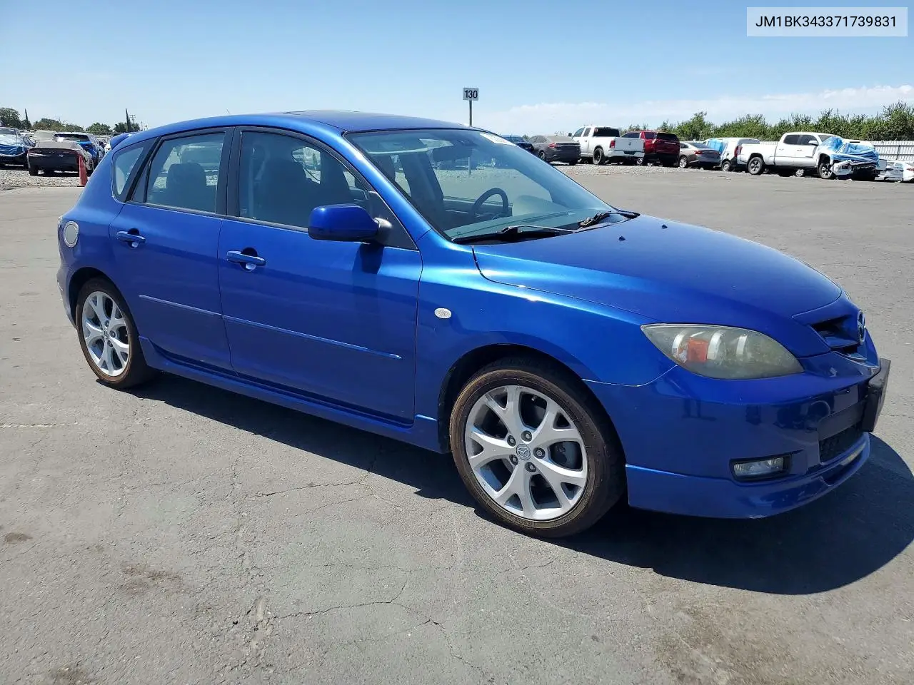 2007 Mazda 3 Hatchback VIN: JM1BK343371739831 Lot: 60056816