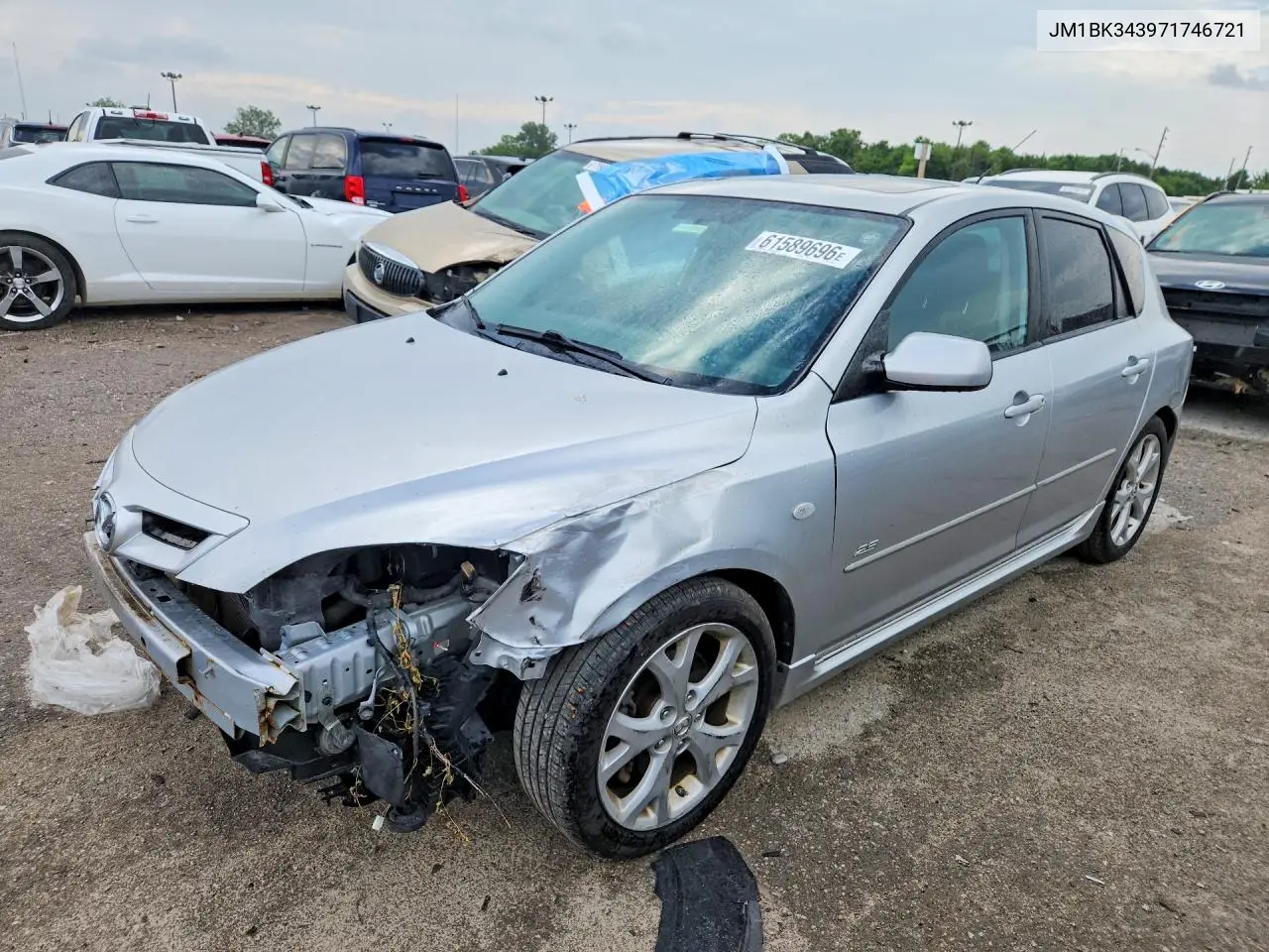 2007 Mazda 3 Hatchback VIN: JM1BK343971746721 Lot: 61589696
