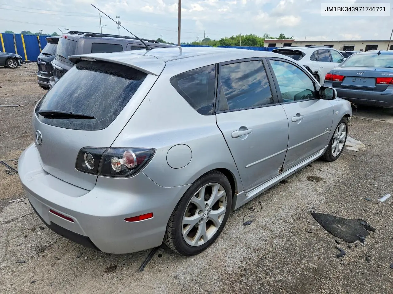 2007 Mazda 3 Hatchback VIN: JM1BK343971746721 Lot: 61589696