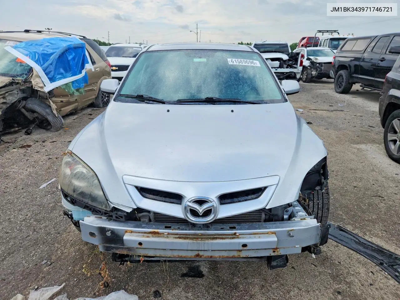 2007 Mazda 3 Hatchback VIN: JM1BK343971746721 Lot: 61589696
