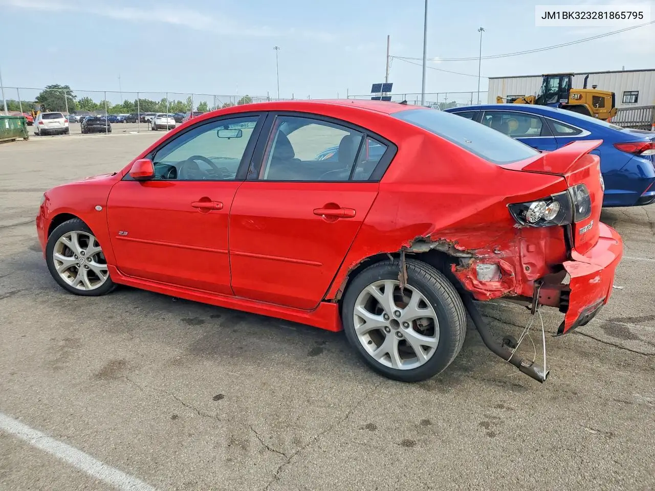 2008 Mazda 3 S VIN: JM1BK323281865795 Lot: 60076026