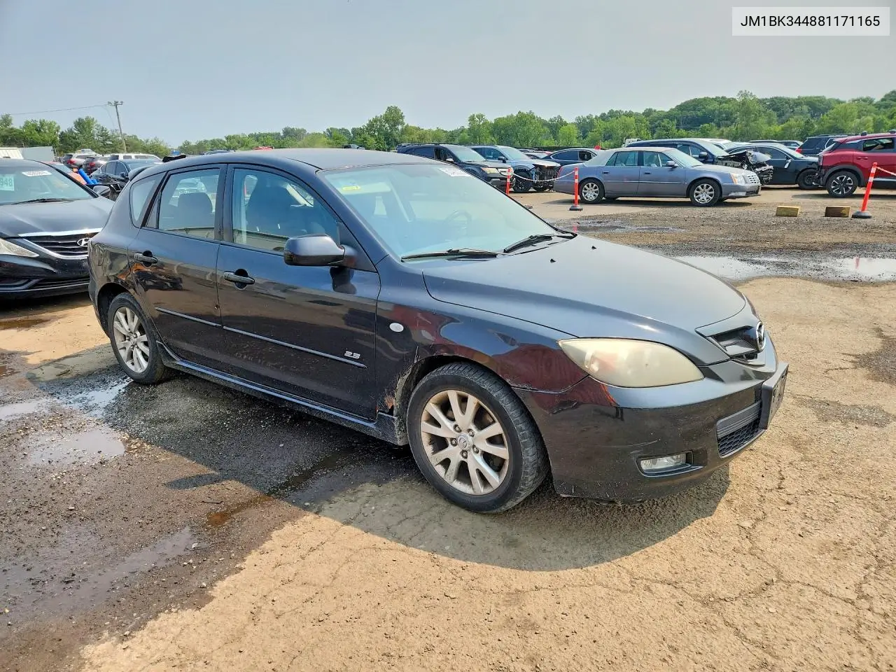 2008 Mazda 3 Hatchback VIN: JM1BK344881171165 Lot: 60403006