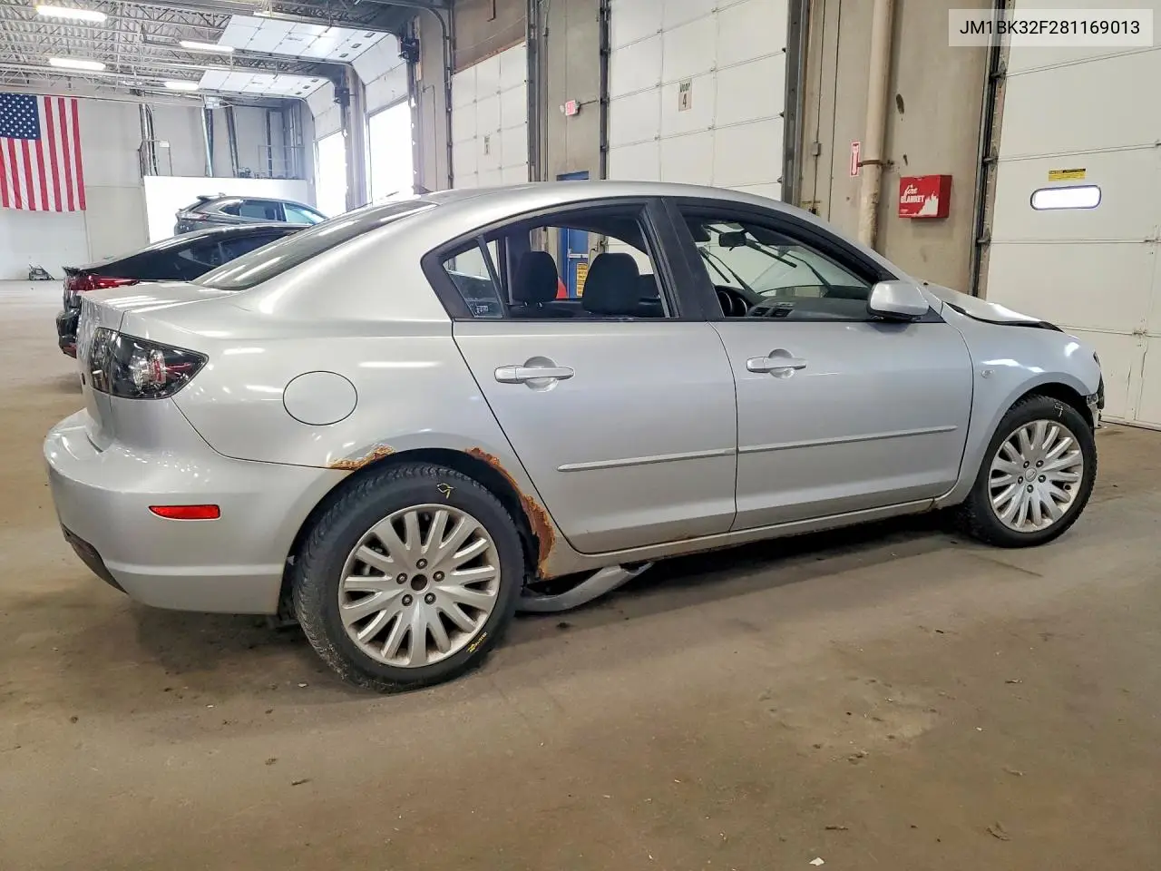 2008 Mazda 3 I VIN: JM1BK32F281169013 Lot: 61017886