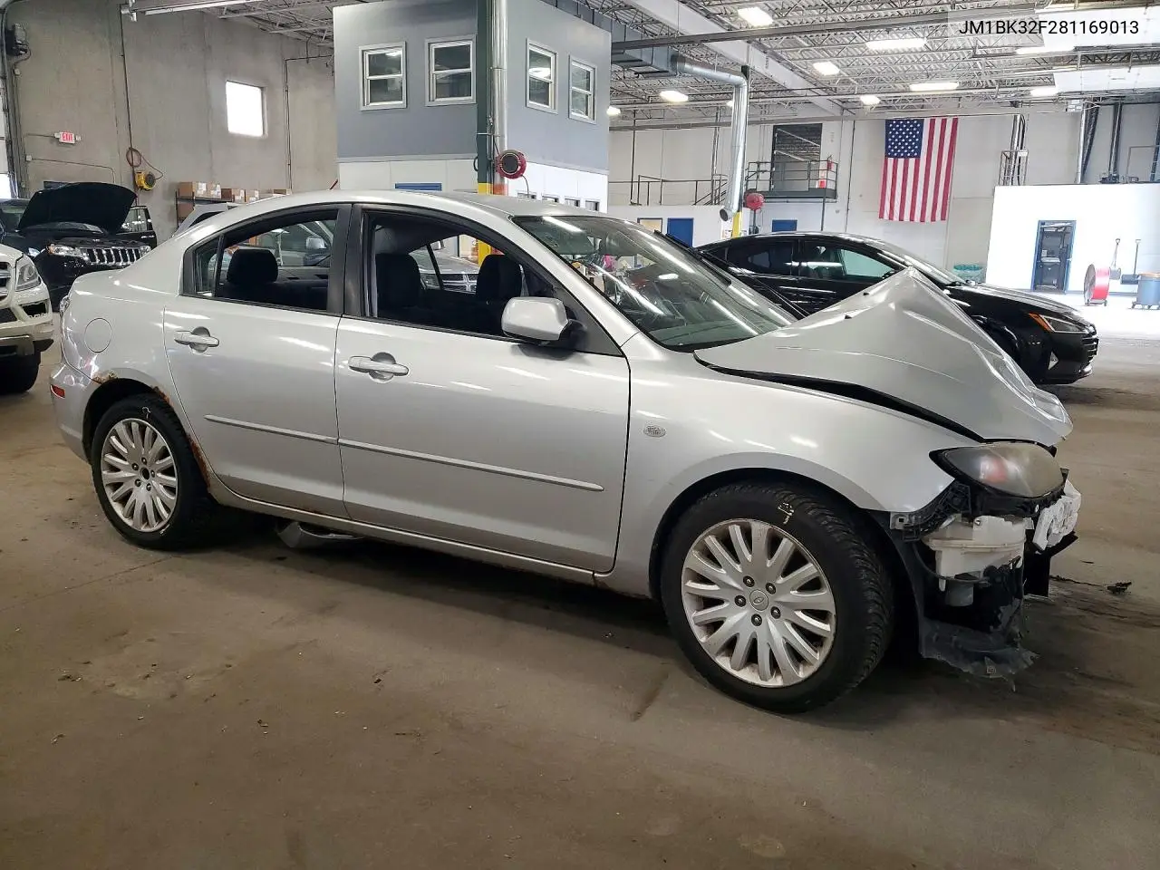 2008 Mazda 3 I VIN: JM1BK32F281169013 Lot: 61017886