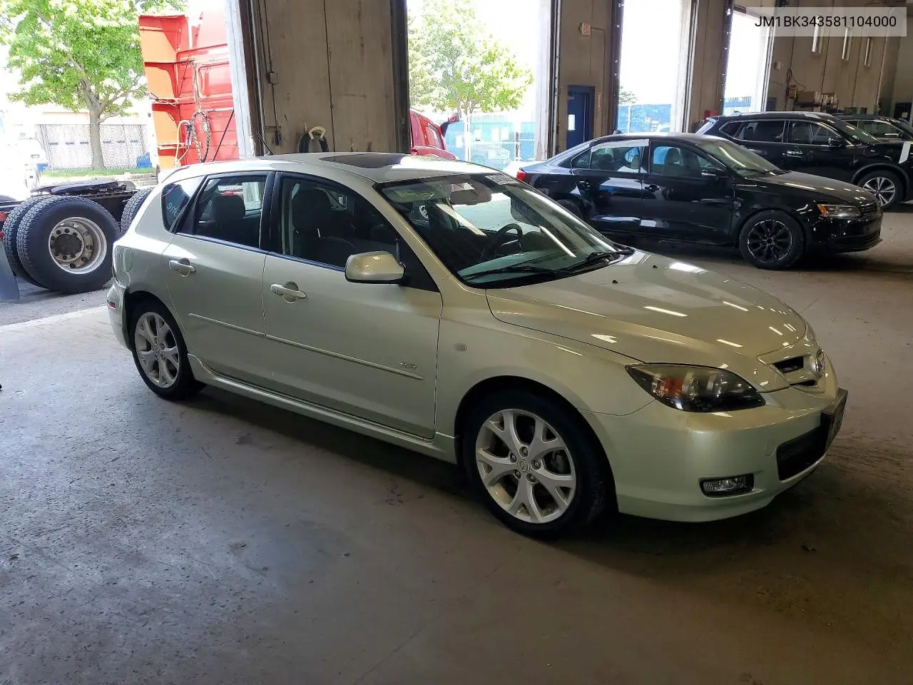 2008 Mazda 3 Hatchback VIN: JM1BK343581104000 Lot: 61410066