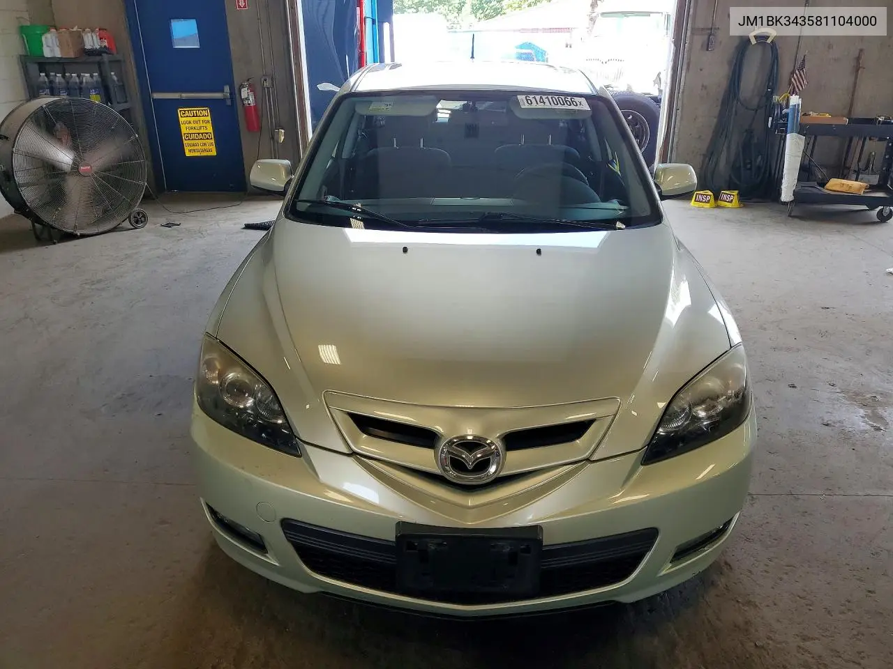 2008 Mazda 3 Hatchback VIN: JM1BK343581104000 Lot: 61410066