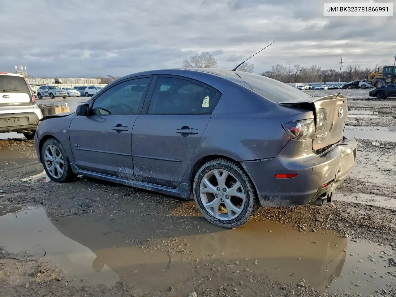 JM1BK323781866991 2008 Mazda 3 S