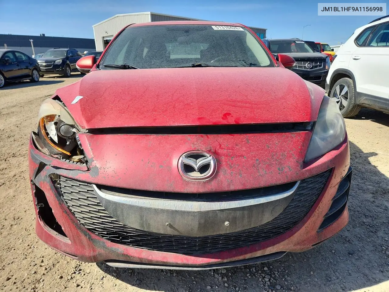 2010 Mazda 3 I VIN: JM1BL1HF9A1156998 Lot: 51310426