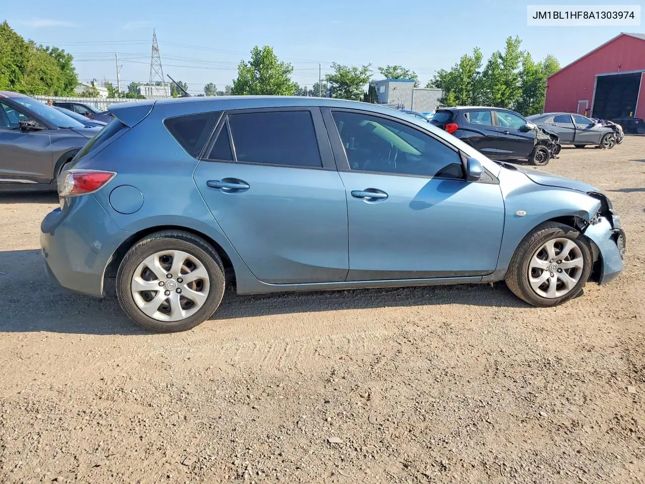 2010 Mazda 3 I VIN: JM1BL1HF8A1303974 Lot: 61071166
