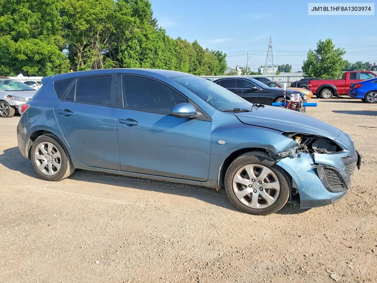 2010 Mazda 3 I VIN: JM1BL1HF8A1303974 Lot: 61071166