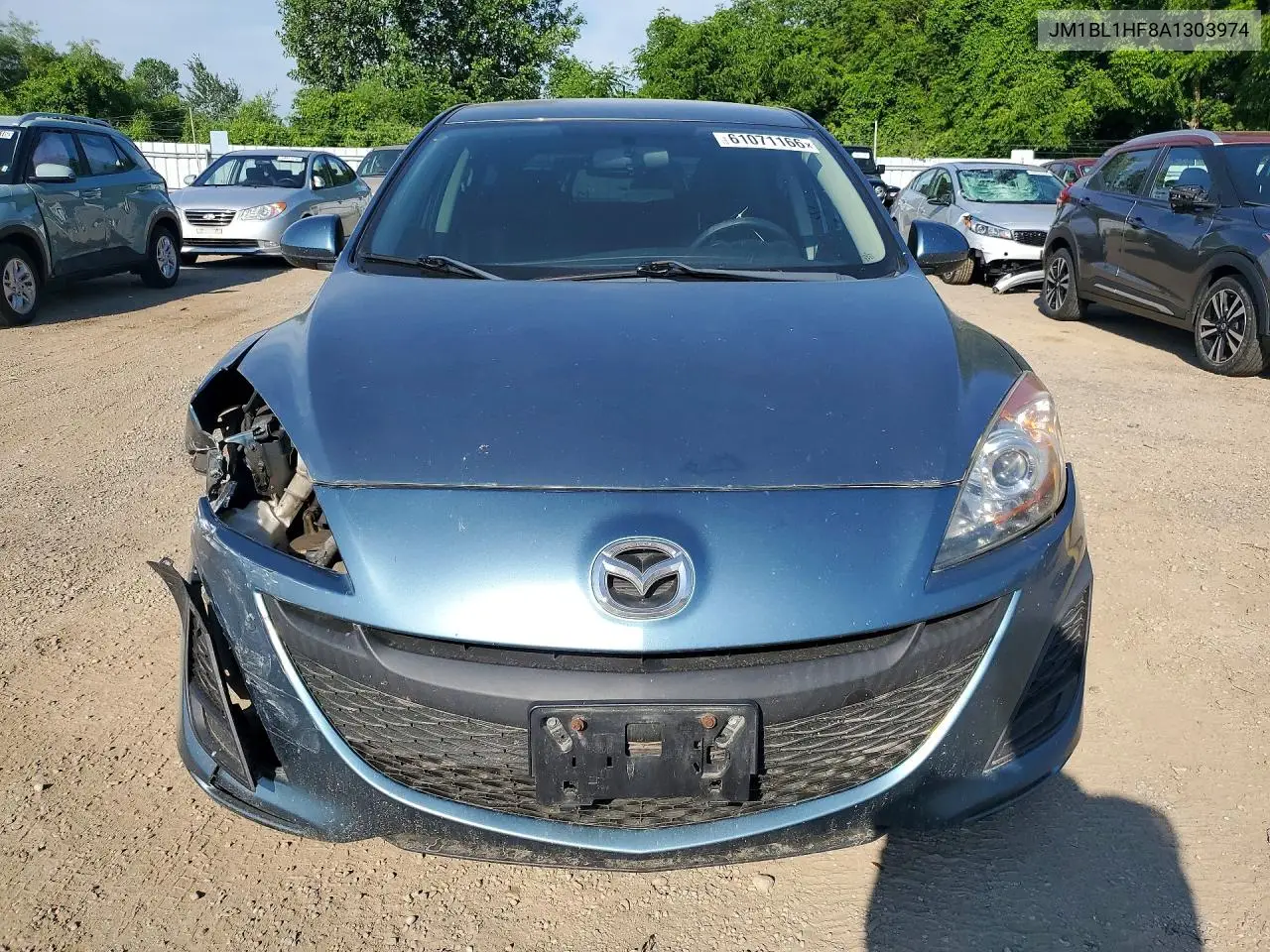 2010 Mazda 3 I VIN: JM1BL1HF8A1303974 Lot: 61071166