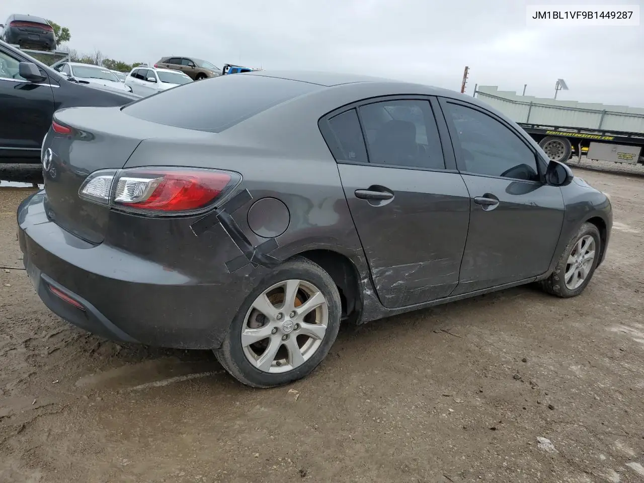JM1BL1VF9B1449287 2011 Mazda 3 I