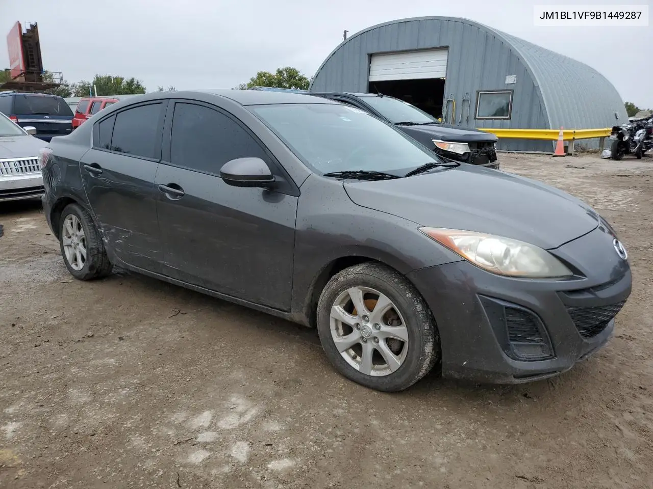 JM1BL1VF9B1449287 2011 Mazda 3 I
