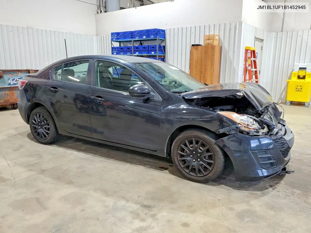 2011 Mazda 3 I VIN: JM1BL1UF1B1452945 Lot: 58288066