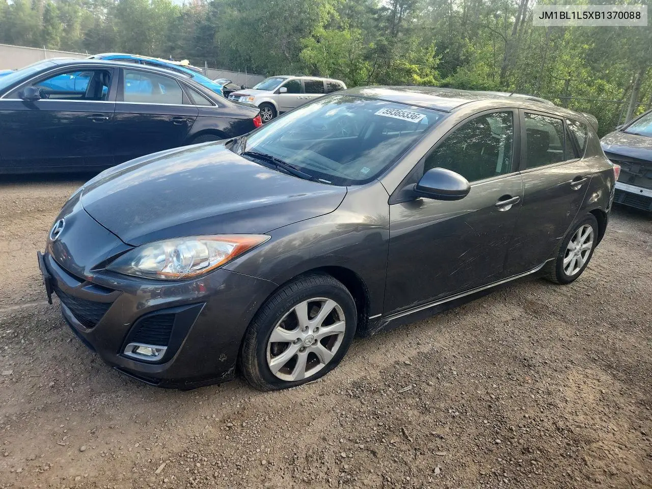 2011 Mazda 3 S VIN: JM1BL1L5XB1370088 Lot: 59365336