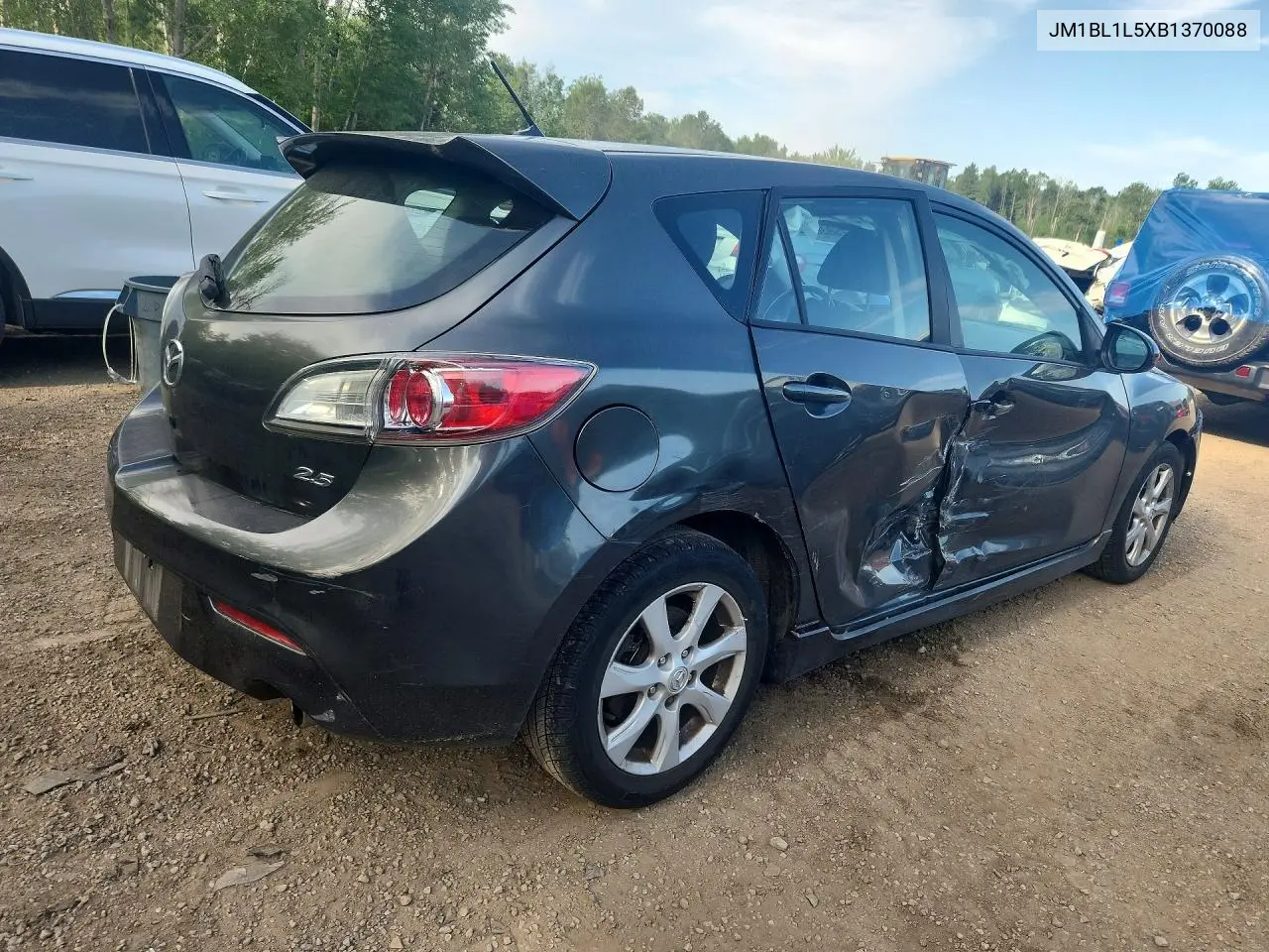 2011 Mazda 3 S VIN: JM1BL1L5XB1370088 Lot: 59365336