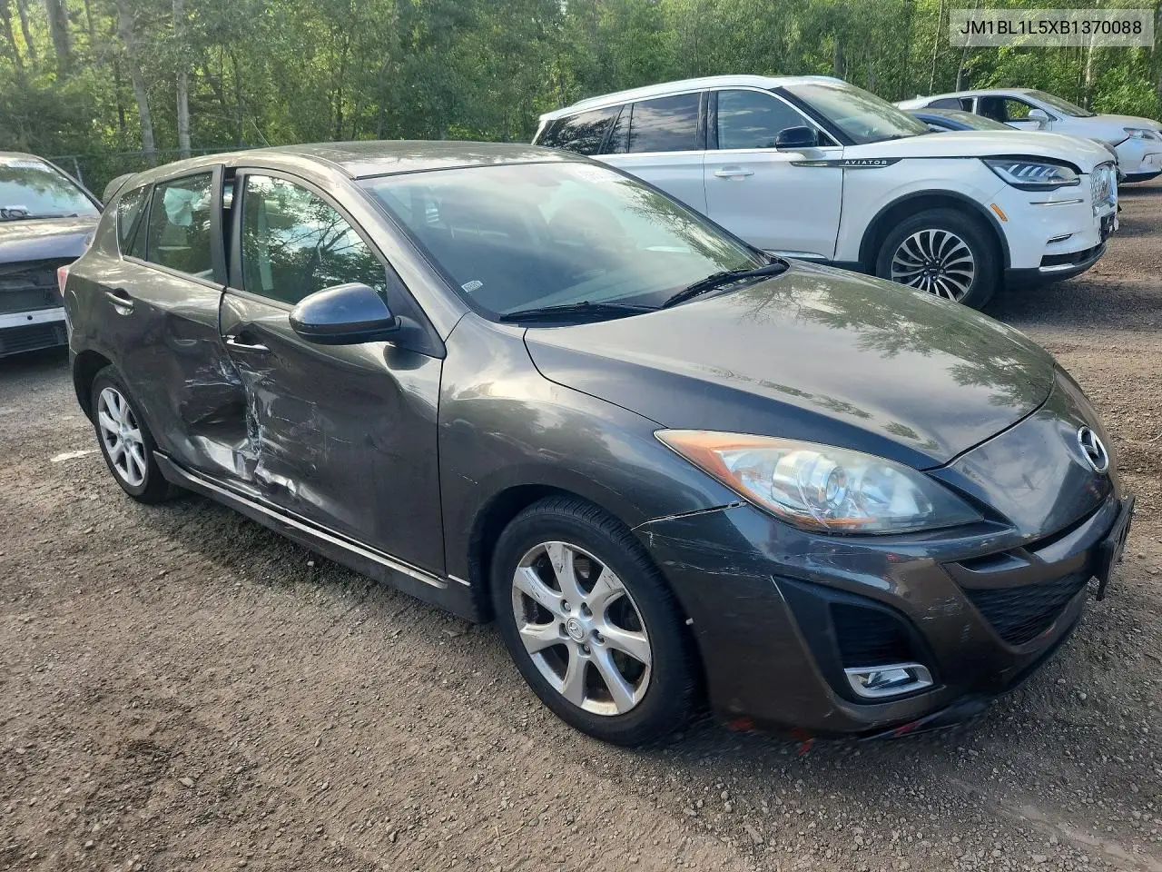 2011 Mazda 3 S VIN: JM1BL1L5XB1370088 Lot: 59365336